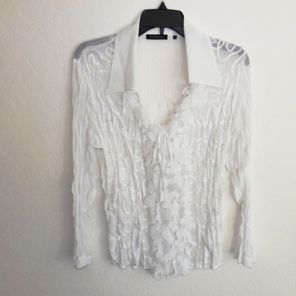 La Caviar polyester blouse (#EV365)